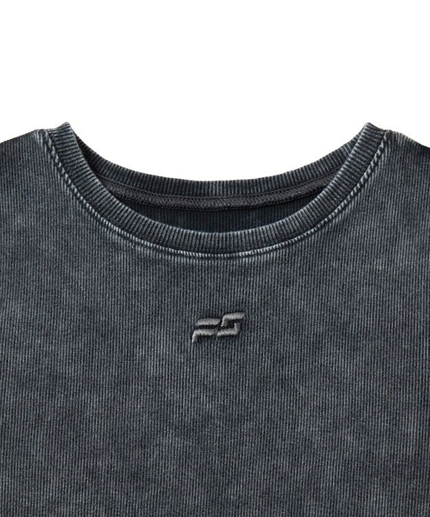 WEGO ヴィンテージウォッシュリブT スミクロ