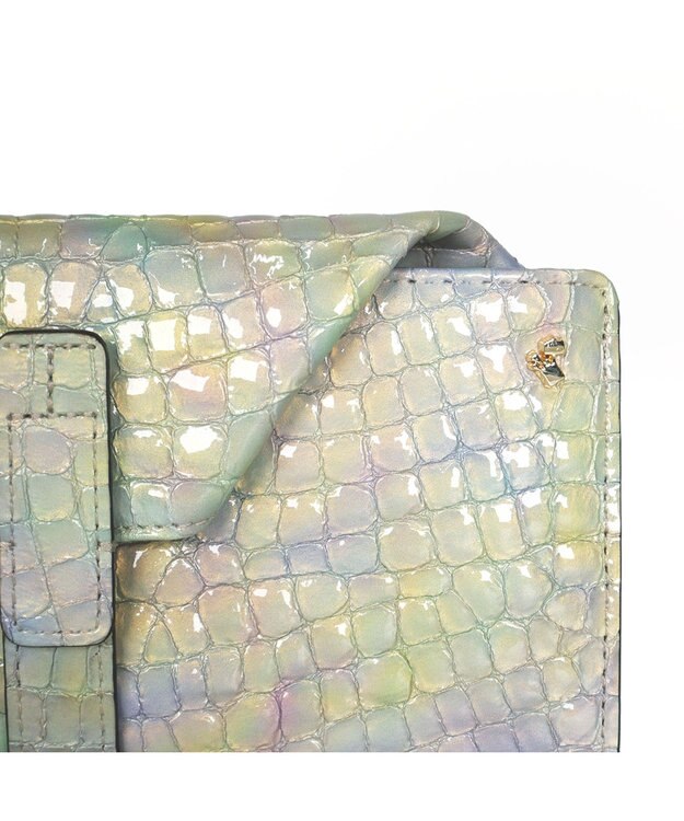 PELLE BORSA ギャルソンウォレット Rainbow Croco レインボークロコ 6101 イエロー