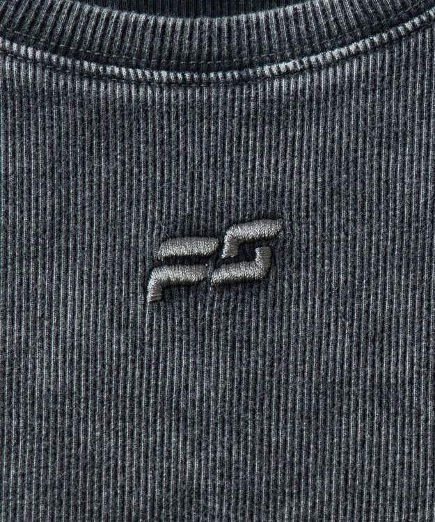 WEGO ヴィンテージウォッシュリブT スミクロ