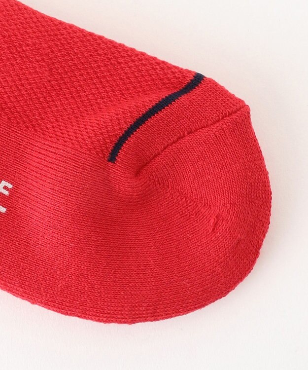 23区GOLF 【WOMEN】【日本製】ベーシック アンクルソックス レッド系
