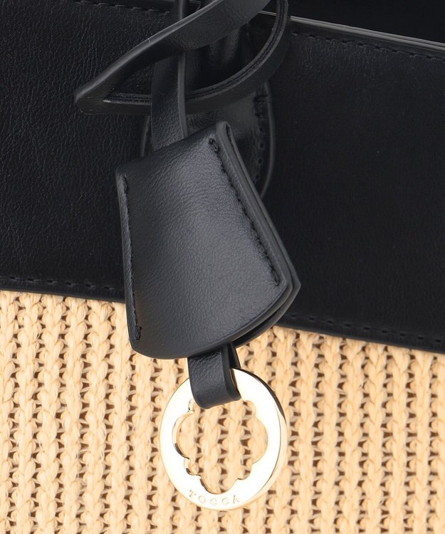 TOCCA 【A4サイズ対応】COLOR of AUBE BASKET かごバッグ ブラック