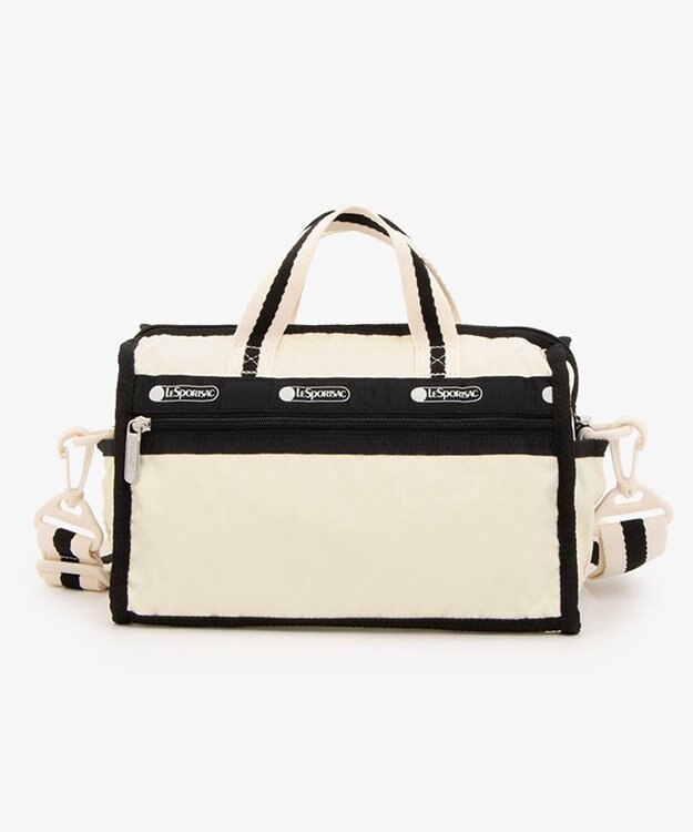 LeSportsac MINI DUFFEL CROSSBODY/スペクテイターサンドバー/ブラック スペクテイターサンドバー/ブラック