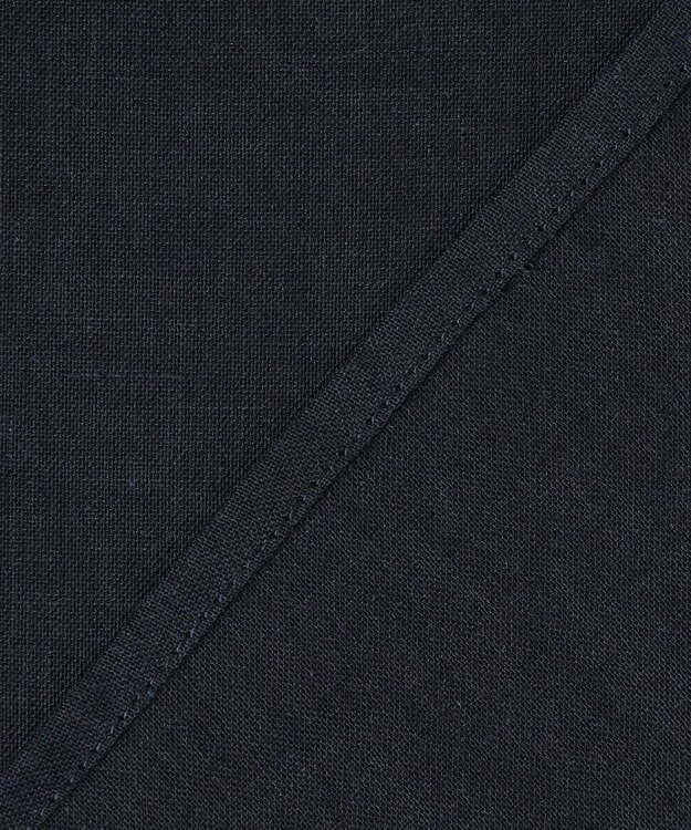 自由区 【WEB限定カラーあり】シアーラミーローンフリルデティール ブラウス ネイビー