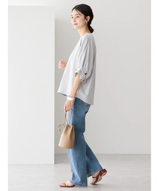 AMERICAN HOLIC 接触冷感ドルマンカットプルオーバー Light Gray