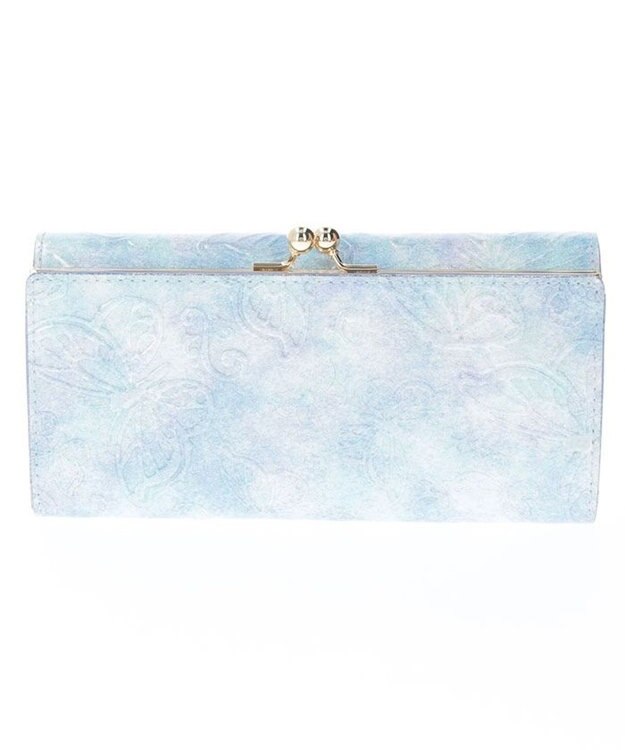 ANNA SUI パピヨン 口金長財布 ライトブルー