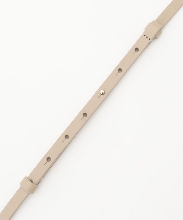 自由区 ノットバックル ベルト ベージュ系