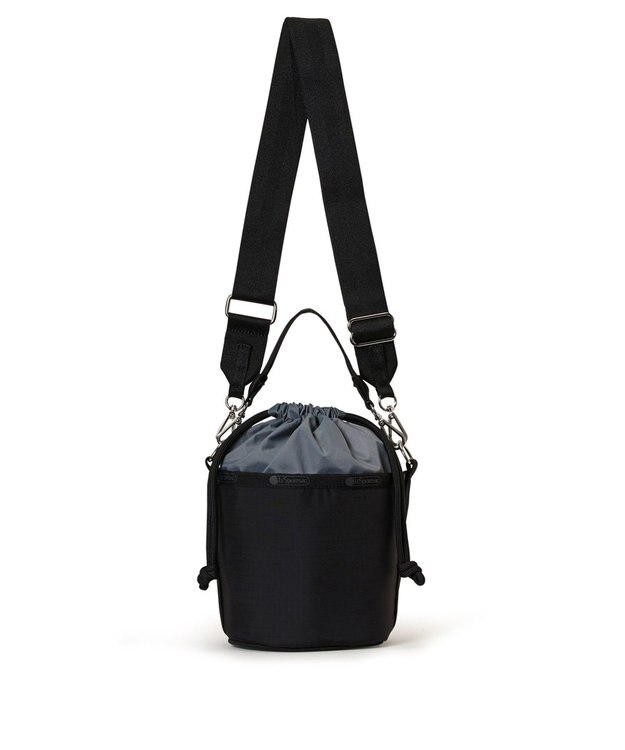 LeSportsac SM DRAWSTRING BUCKET/リサイクルドブラックJP リサイクルドブラックJP