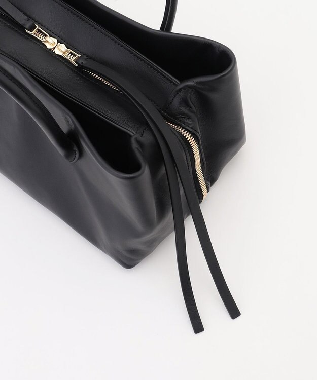 BEIGE， 【一部店舗限定】MARY AL TERNA / RIKYU レザーハンドバック Black