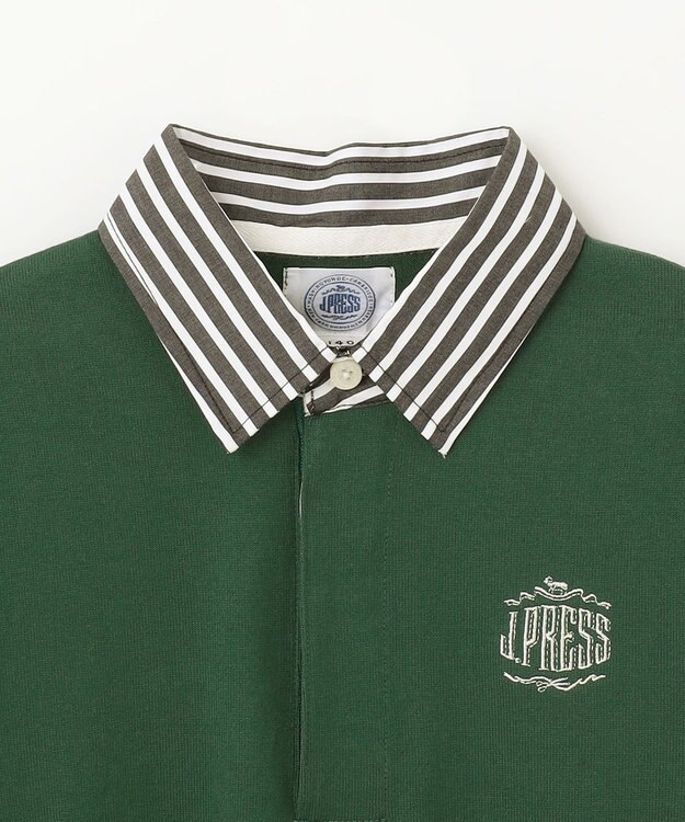 J.PRESS KIDS 【140-170cm】ラガー ポロシャツ グリーン系