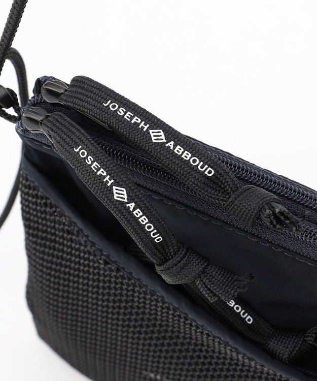 JOSEPH ABBOUD MOUNTAIN 【UNISEX】Pe／Nyピーチサ コッシュ ネイビー系