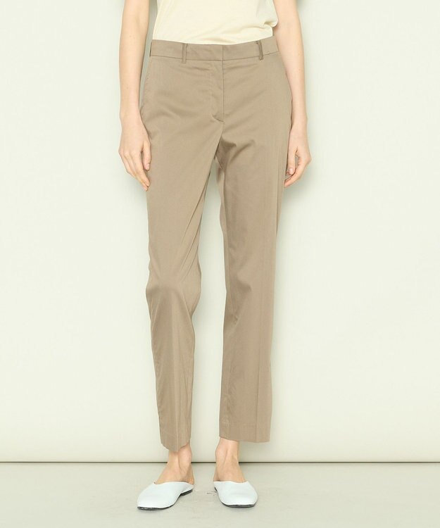 JOSEPH ヴィスバイストレッチ　テーパードトラウザーズ Frozen Mocha