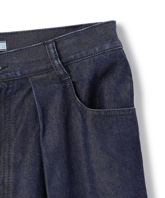 BEIGE， FRANKLIN / ドレープタックワイドパンツ Indigo