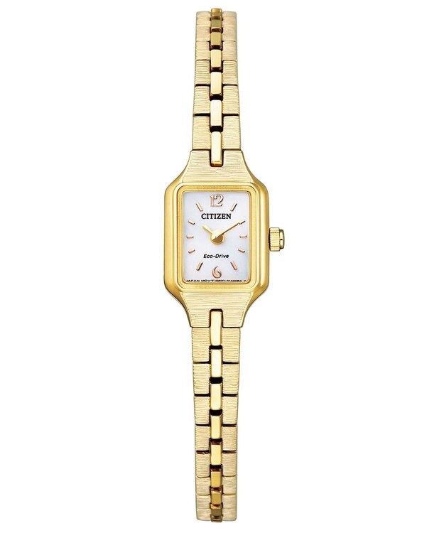 CITIZEN 【アンティークな雰囲気】小さくて可愛い 上品なアクセサリーにも 電池交換不要 イエローゴールド イエローゴールド