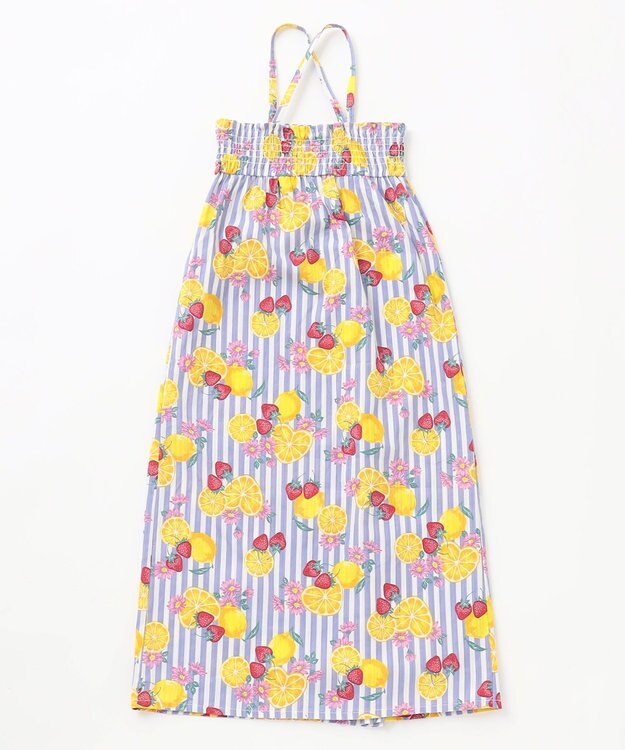 ANY KIDS 3WAY ロング丈 浴衣 セット フルーツ×ストライプ