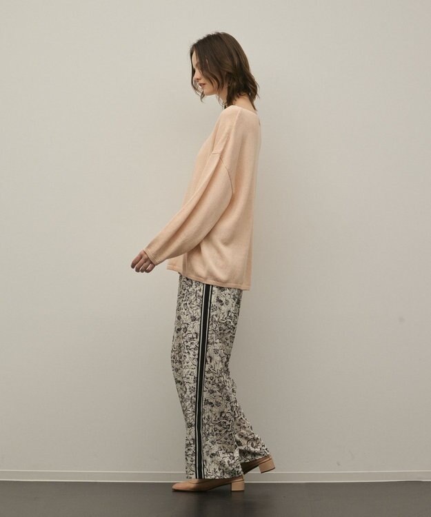 GRACE CONTINENTAL ルーズニットトップ ピンク