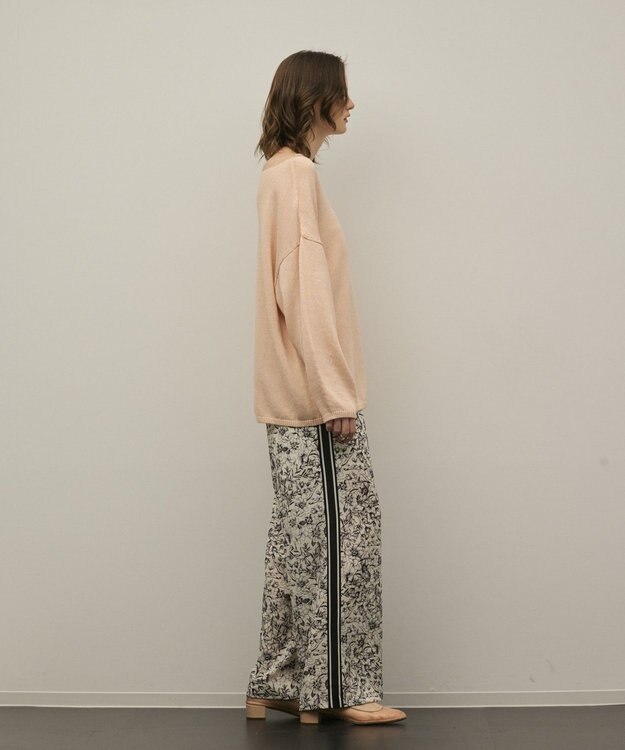 GRACE CONTINENTAL ルーズニットトップ ピンク