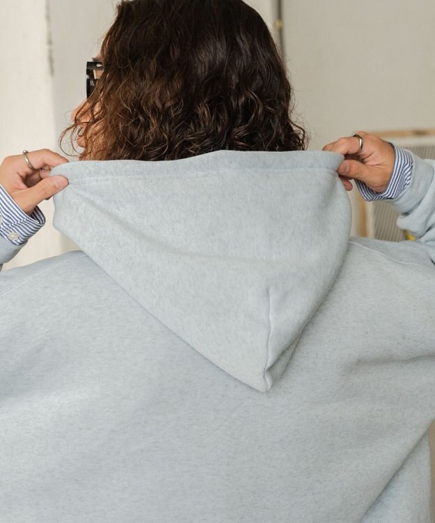 WEGO 【ユニセックス着用ITEM/MLXLサイズ展開/新色追加/裏起毛】スウェットプルパーカー 杢グレー