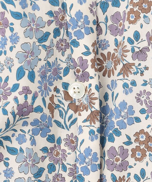 J.PRESS LADIES 【洗える】LIBERTY シャツカラー ブラウス ふじ色系5