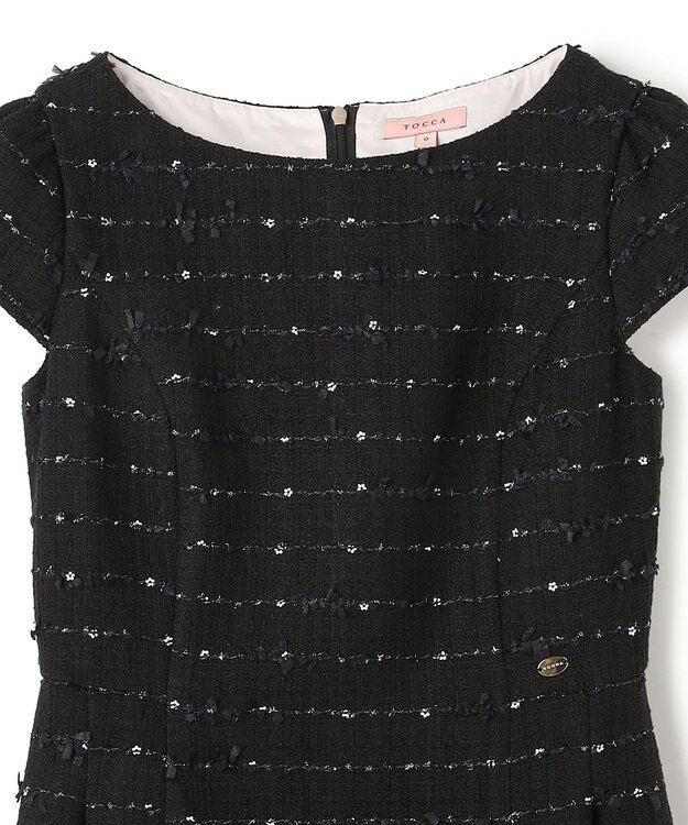 TOCCA FLOWER HIDE AND SEEK ドレス ブラック系