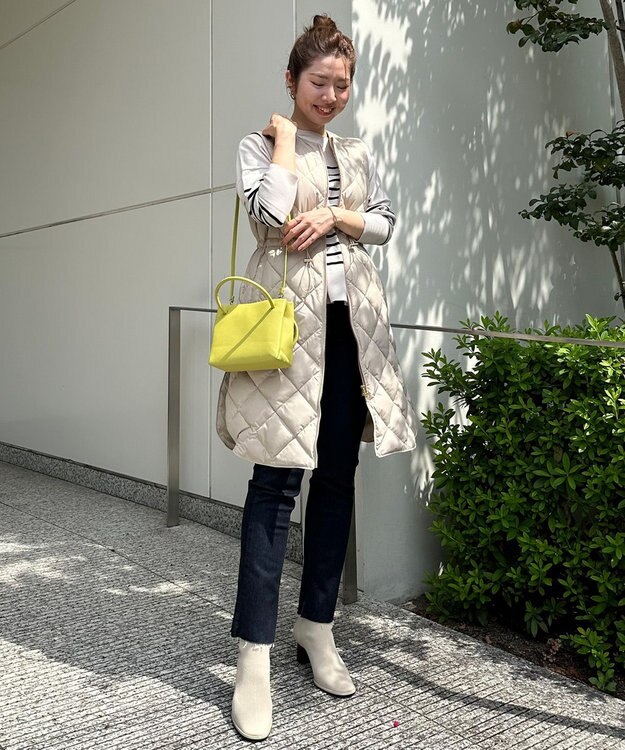 UNFILO 【TAION×UNFILO 】キルティングダウン ジレ ベージュ