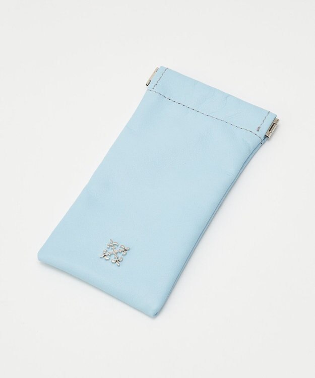 russet ソフトレザー眼鏡ケース(Z-228) Sax