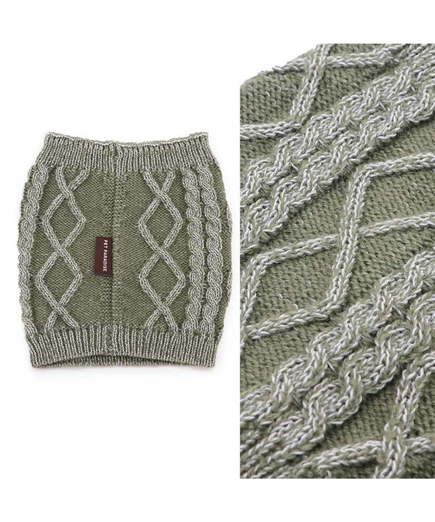 PET PARADISE ペットパラダイス 反射スヌード 《カーキー》 小型犬 カーキ