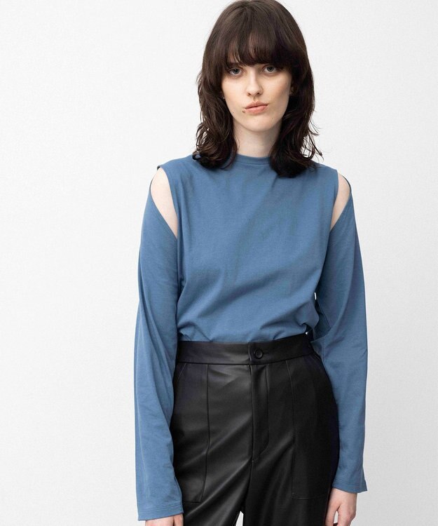 NAVE 【Nave】タンブラーコットン Tシャツ ブルー系