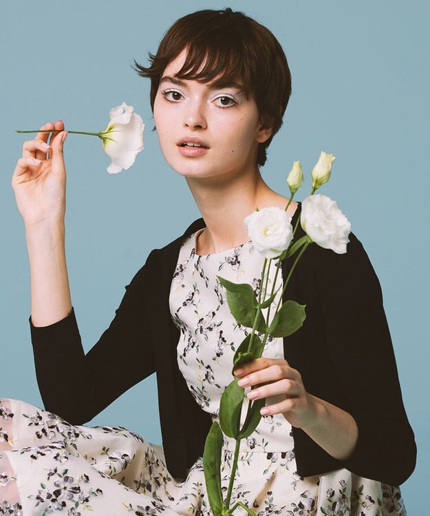 TOCCA 【洗える！】AIRY BOLERO ボレロ ブラック系