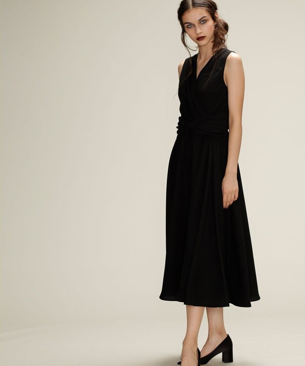 GRACE CONTINENTAL カシュクールドレス ブラック