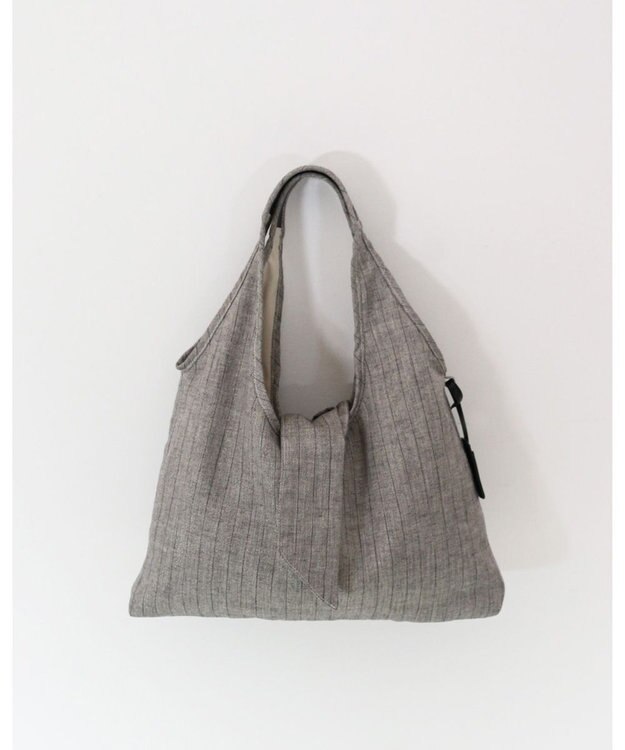 MORROW by thank 【A4サイズ収納可/軽量】DREW W トートバッグ ベージュ　リネン混