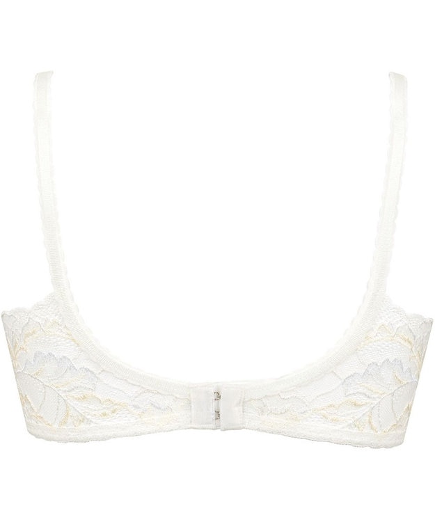 Wing ブラジャー 背中の段差をスムージング 脇高設計 胸ふっくら 【後ろ姿きれいブラ】 ブラ KB2721 ウイング／ワコール アイボリー