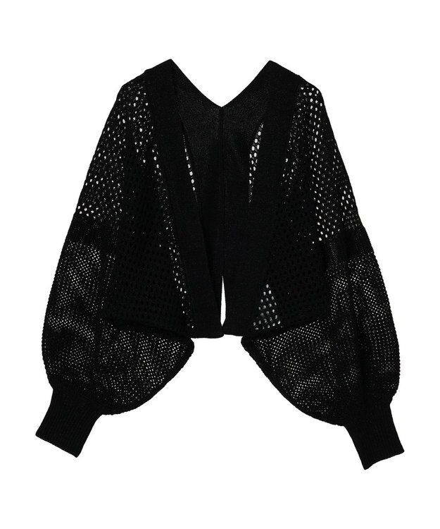 earth music&ecology メッシュボレロ Black