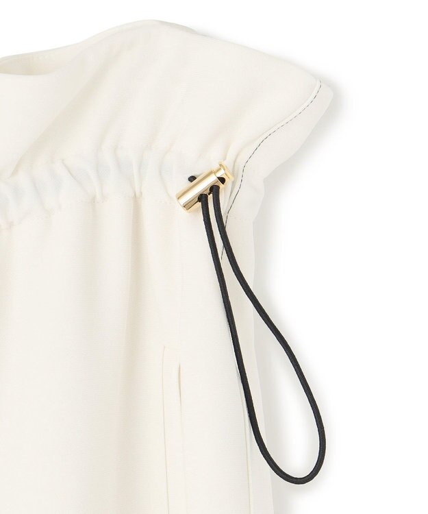 BEIGE， 【洗える・STORY 6月号掲載】RUE / ウエストゴムワイドストレートパンツ Meringue