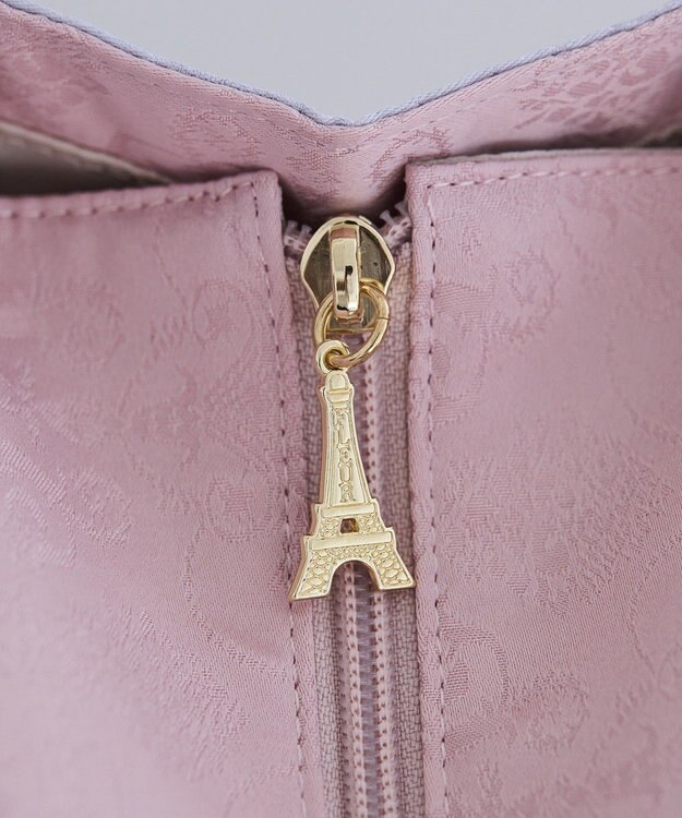 Maison de FLEUR トリコロールフリルハンドルトートバッグ Multi