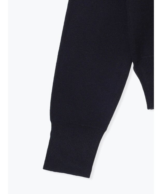 Te chichi ラメフェザーデコラカラーニット ブラック