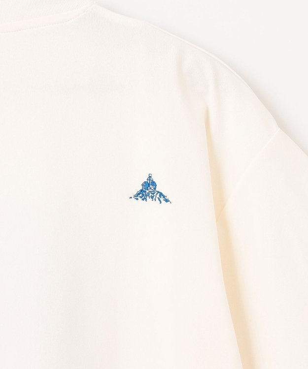 SHARE PARK MENS 【UVカット・吸水速乾・ストレッチ・軽量 】コラボフォトプリントTシャツ（L・XLサイズ） ホワイト系