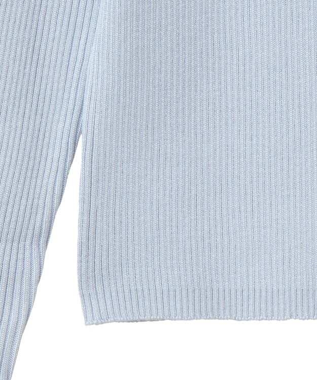 Green Parks ・ｓｗｉｎｇ　ｂｙ　シフォンフリルリブハイネック Gray