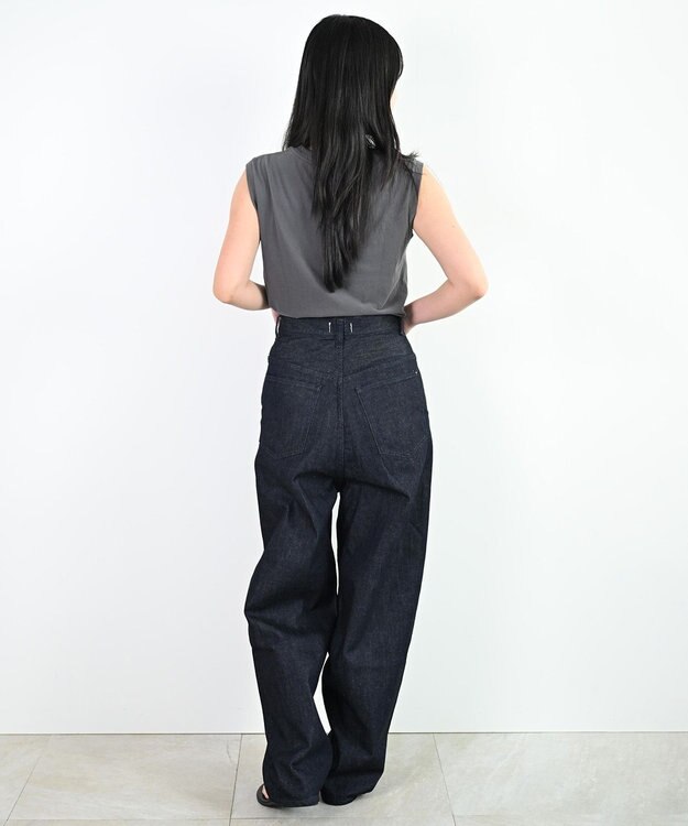 woadblue サルエル ブレットデニムパンツ リジッドブルー BLUE