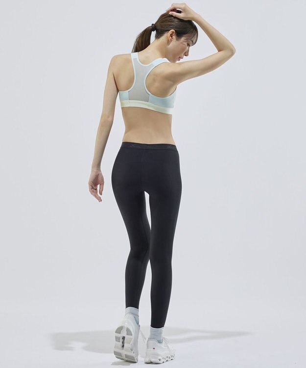 CW-X 【WOMEN】 CW-X スポーツタイツ 股関節・腰サポート 下半身の軸がブレにくい 球技 陸上 ロング 足首丈 レディース HOY509 /ワコール ブラック