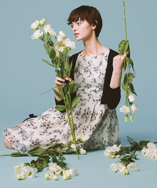 TOCCA 【洗える！】AIRY BOLERO ボレロ ブラック系