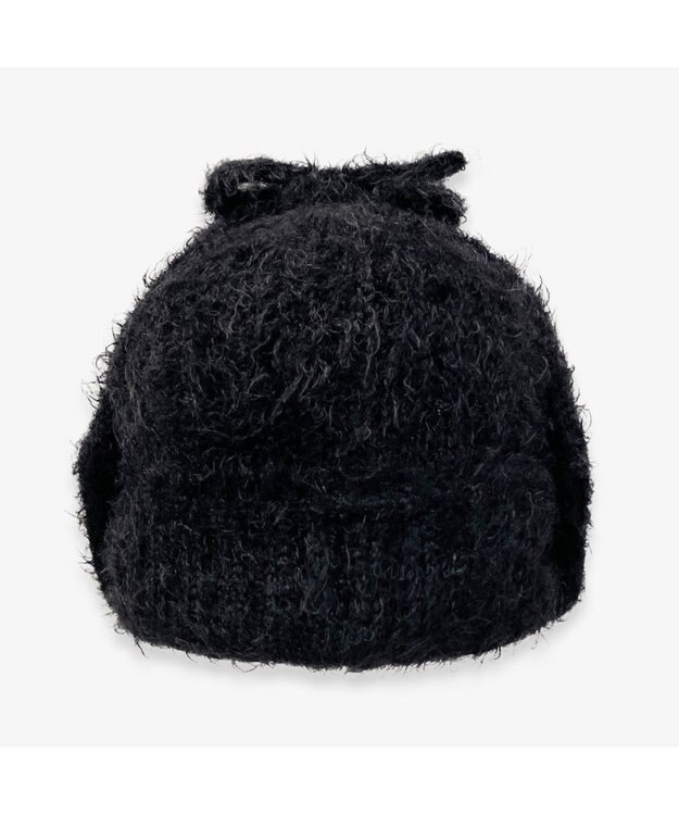 林八百吉商店 un chapeau  ミンクニットウィンター ブラック