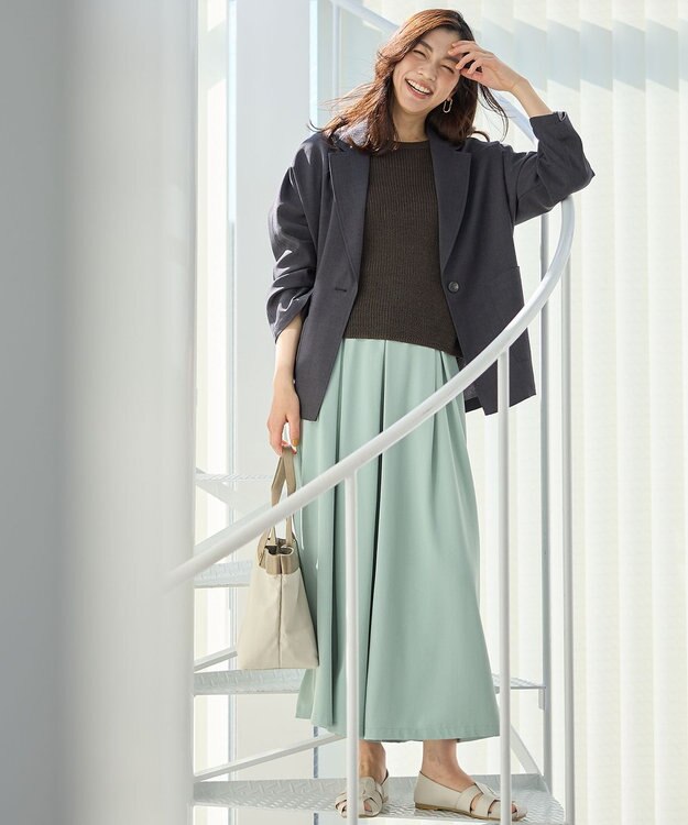 ANY テックリネンドルマンジャケット チャコール