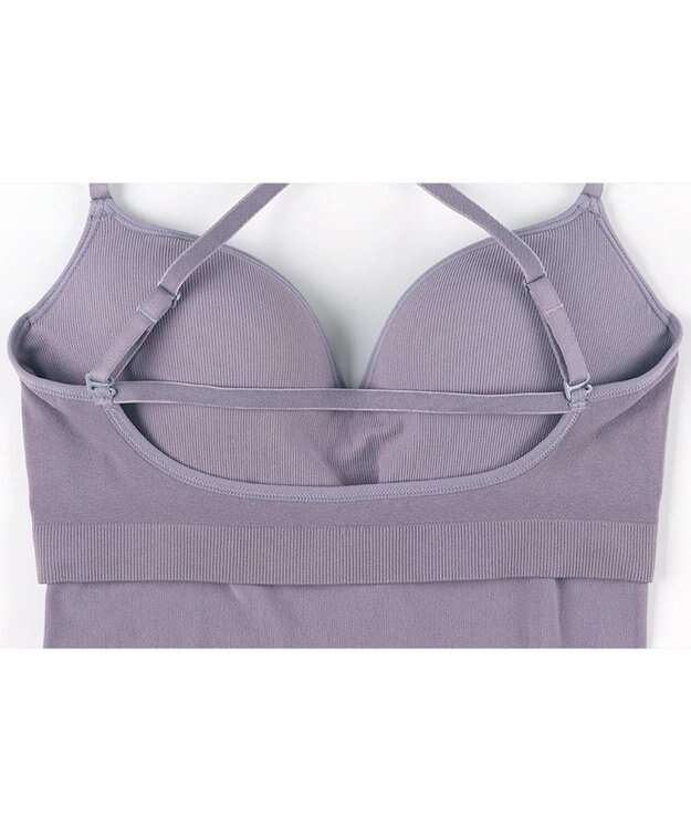 WACOAL カップ付きインナー 【GOCOCi ゴコチ】 ぴったりフィット ズレにくい 洗濯機洗い可能(ネット使用) ブラキャミソール ブラトップ レディース ノンワイヤー UGG122 /ワコール パープル