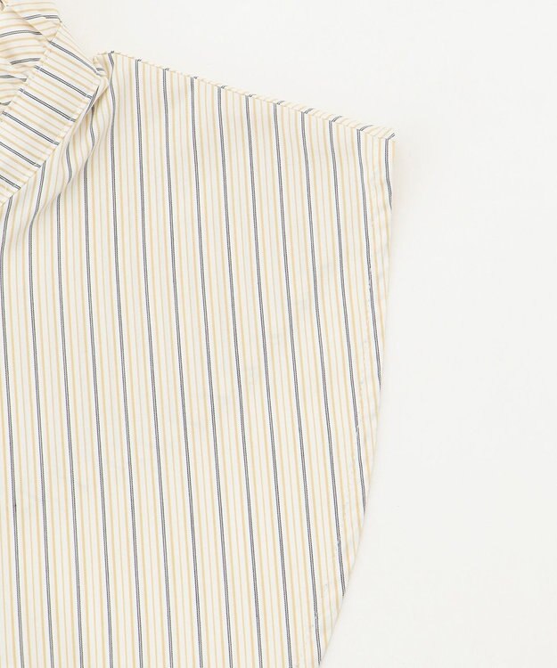 J.PRESS LADIES 【洗える】ハイネック フリル デコカラー 付け襟 イエロー系1