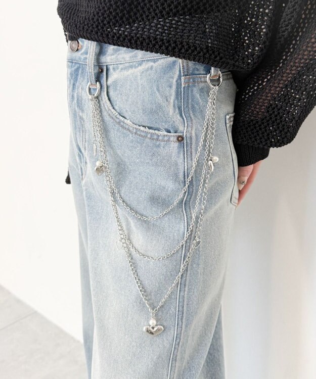 WEGO LパールMIXチャームウォレットチェーン 柄2