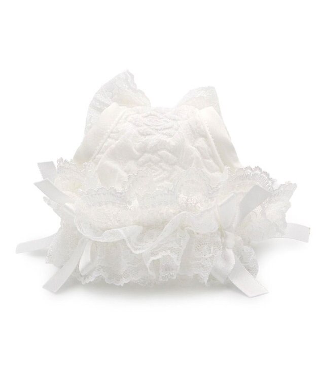 PET PARADISE cherircouture ヘッドドレス ４Ｓ～３Ｓ / ＳＳ～Ｓ ホワイト