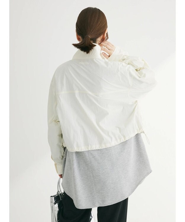 Green Parks ・ＥＬＥＮＣＡＲＥ　ＤＵＥ　スタンドナイロンブルゾン Ivory