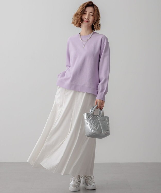 23区 【WEB&一部店舗限定カラーあり/Oggi2月号掲載】カラー スウェット アメジスト(2月)