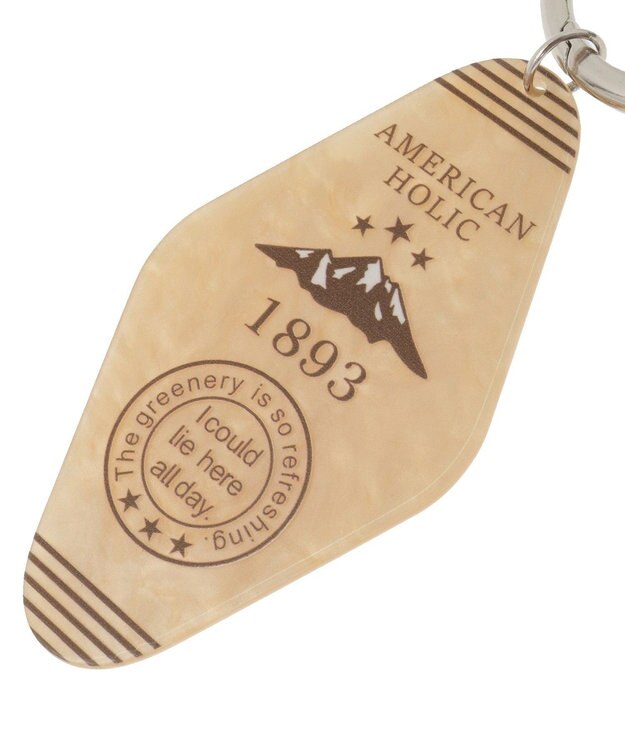 AMERICAN HOLIC ホテルキー クマチャーム Brown