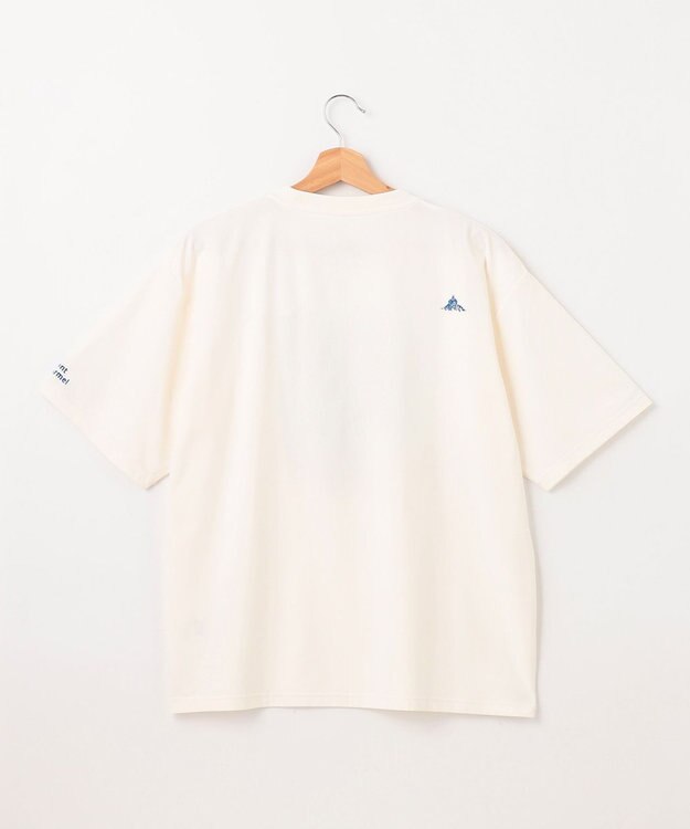 SHARE PARK MENS 【UVカット・吸水速乾・ストレッチ・軽量 】コラボフォトプリントTシャツ（L・XLサイズ） ホワイト系